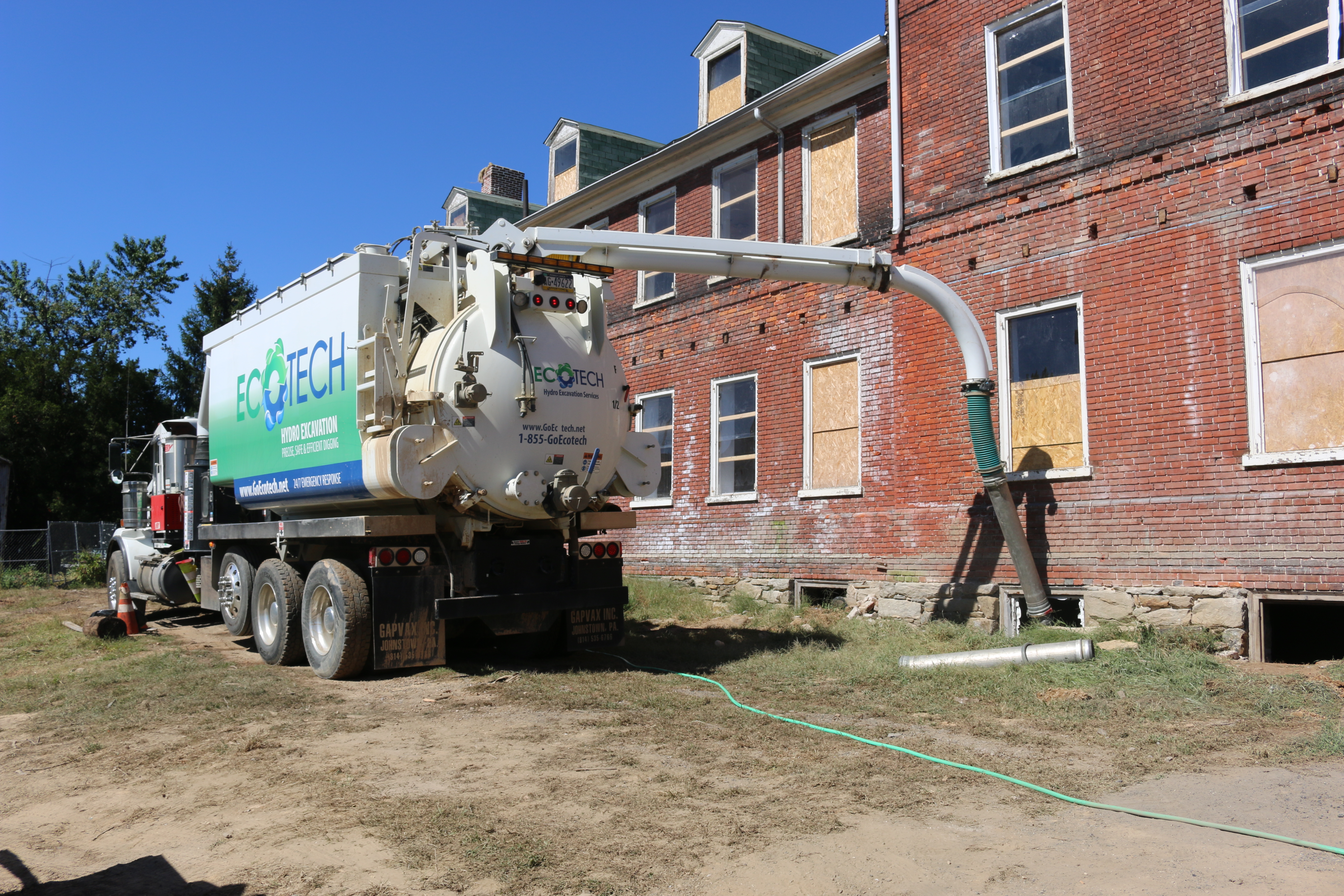 Ecotech is the solution to those hard to reach excavation projects.