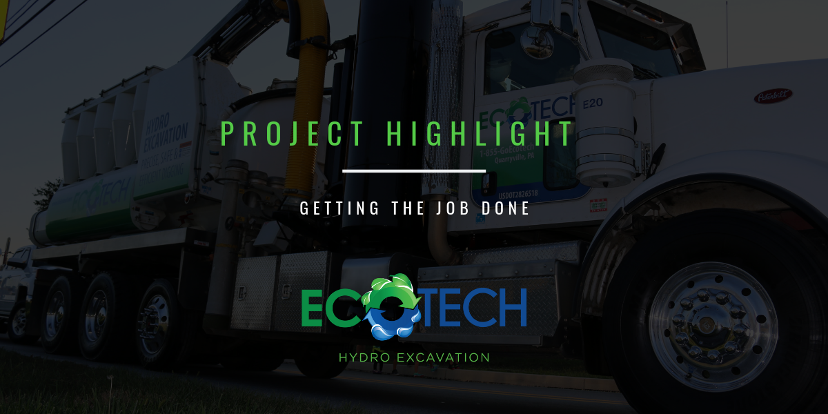 Project Highlight – Hydro Excavation at Steel Plant in Coatesville, PA