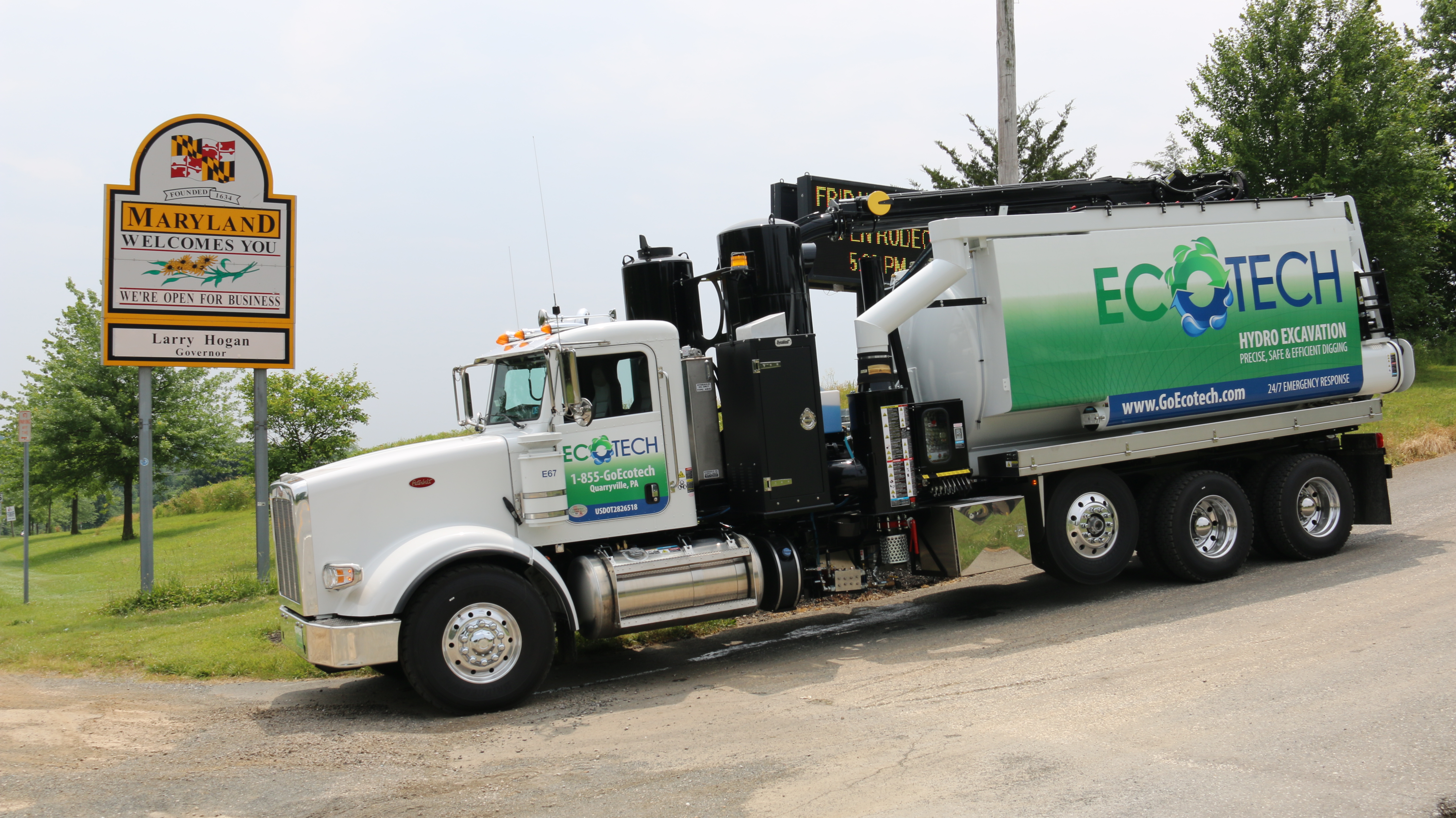 Ecotech Hydro Excavation is growing – New Maryland Location!