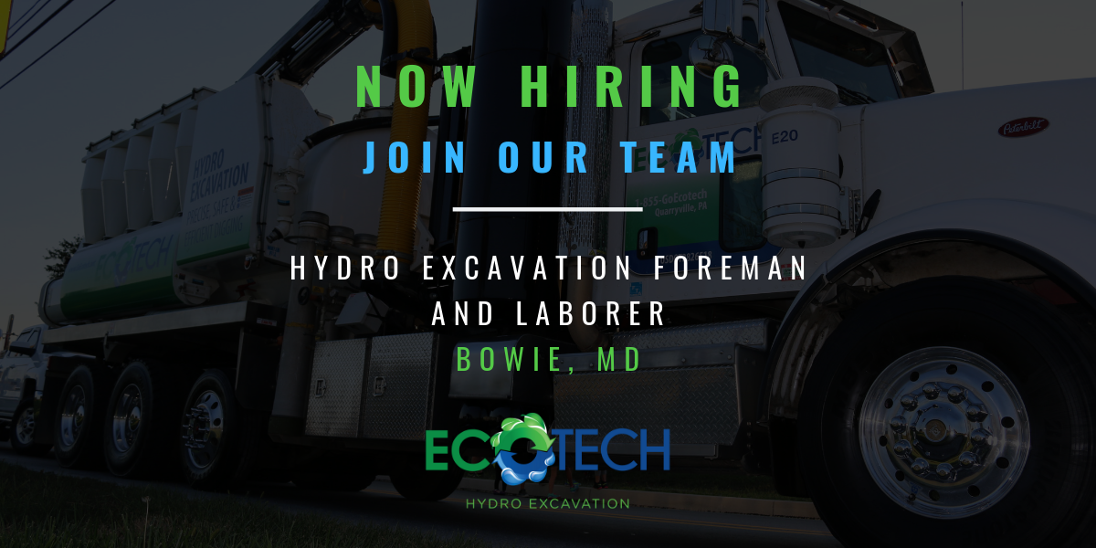 Ecotech Now Hiring for Bowie, MD location